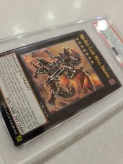 YUGIOH - Red Eyes Flare Metal Dragon CORE-EN054 1st Ed Ultimate Rare PSA 8 NM-MT - Image 5