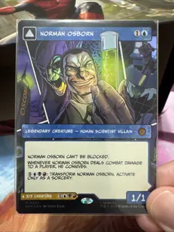 Norman Osborn (Borderless Foil) Near Mint - MTG x Spider-Man - Image 1