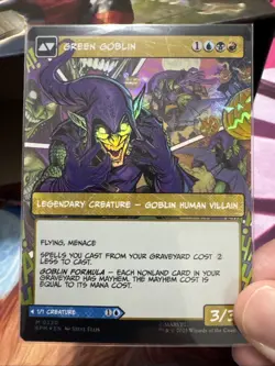 Norman Osborn (Borderless Foil) Near Mint - MTG x Spider-Man - Image 2