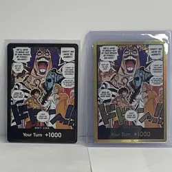 Bandai One Piece Card OP16 Don Event (2x) Regular/Foil Parallel Gold NM - Image 1