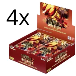 One Piece TCG 4x Premium Booster Box THE BEST VOL.2 PRB-02 PRB02 PRB2 - ENGLISH - Image 1