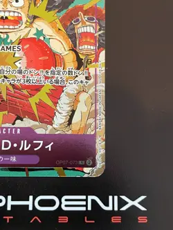Rising Phoenix One Piece - Monkey.D.Luffy (OP07-073) Holo NM Jap #0158 - Image 5