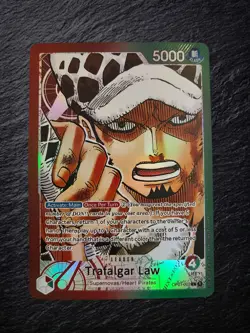 One Piece Trafalgar Law OP01-002 Leader Alternate Art Engl Custom/Fan-Art - Image 1