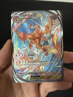 Charizard Ex Pokemon Pocket Card TCG DISPLAY ART CARD - Image 1