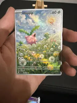 Hoppip Pokemon Card DISPLAY ART CARD - Image 2