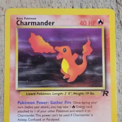 Charmander NM 50/82 Team Rocket Vintage Pokemon Trading Card WOTC Original - Image 1