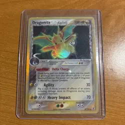 Pokemon TCG Dragonite Delta Holo Rare Card #3/113 Heavily played/Damaged+EXTRA - Image 4
