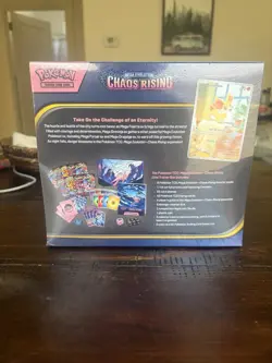 Pokemon TCG Elite Trainer Box Mega Evolution: Chaos Rising English 65 Cards - Image 2