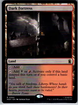 Dark Fortress 264 Rare Marvel Super Heroes Magic: The Gathering Near Mint - Image 1