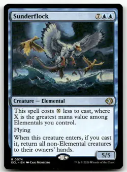 Sunderflock #74 (NM) Lorwyn Eclipsed ECL Magic MTG - Image 1