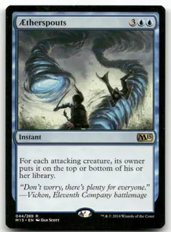Aetherspouts #44 (LP) Magic 2015 M15 Magic MTG - Image 1
