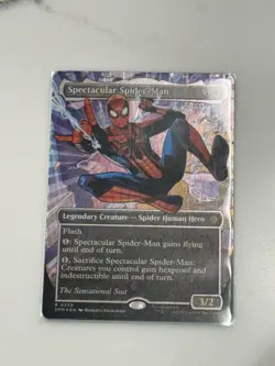 Spectacular Spider-man 239 Borderless Texture Foil Mtg Magic Marvel - Image 1
