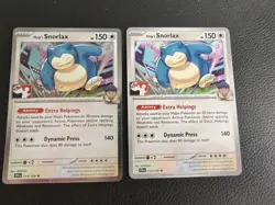 Pokemon TCG - Hop's Snorlax 117/159 Play Stamped Prize Pack Series 8 Holo & Non - Image 1