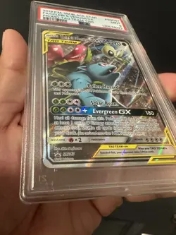 2019 POKEMON SM BLACK STAR PROMO #SM167 FULL ART/CELEBI & VENUSAUR GX PSA 9 - Image 5