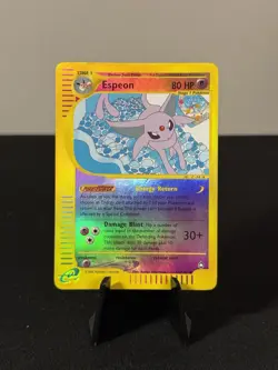 Pokemon Espeon Aquapolis TCG Reverse Holo Card #011/147 NM- - Image 1