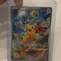 Pokemon TCG Pikachu 027 SV Scarlet & Violet Promo Holo Promo 60 HP EN - Image 1