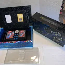 POKEMON MEGA CHARIZARD X EX UPC ULTRA PREMIUM COLLECTION EMPTY BOX PLAY MAT PLUS - Image 1