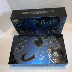 POKEMON MEGA CHARIZARD X EX UPC ULTRA PREMIUM COLLECTION EMPTY BOX PLAY MAT PLUS - Image 5