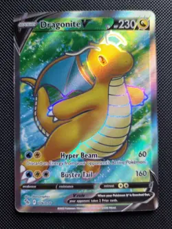 Dragonite V (Full Art) 076/078 Pokemon GO Holo - Image 1