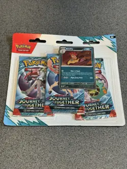 Journey Together 3 Pack Blister (Sealed) Scrafty - Pokemon TCG - Image 1