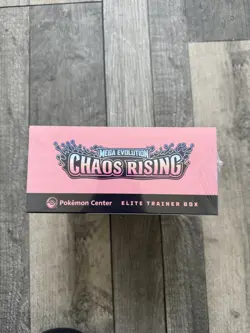 Pokemon TCG Chaos Rising Pokemon Center PC ETB Elite Trainer Box NEW ✅ in hand - Image 2