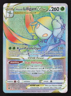 Hisuian Lilligant VSTAR (Secret) Secret Rare Holo SWSH10 190/189 NM Pokemon TCG - Image 1