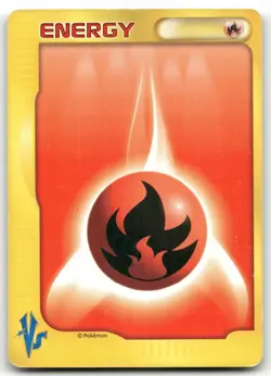 FIRE ENERGY VS SERIES POKEMON JAPANESE MODERATELY PLAYED - Image 1