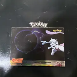 Pokemon TCG Psychic Showdown Pokemon Topps Mewtwo Strikes Back 33 Blue Logo Foil - Image 1
