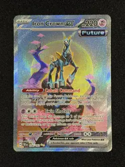 Iron Crown ex 206/162 SV05 Temporal Forces SIR Full Art Holo English 220 HP - Image 2