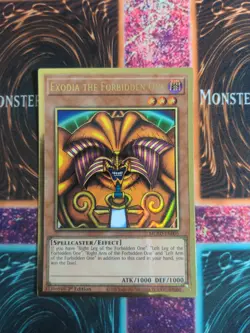 Yu-Gi-Oh! Exodia the Forbidden One MGED-EN005 1st Edition Premium Gold Rare NM - Image 1