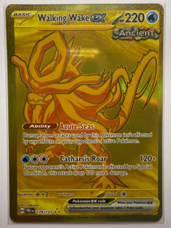 Pokemon Prismatic Evolutions - WALKING WAKE EX - GOLD HYPER RARE - 178/131 - NM - Image 1