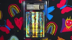 PRISTINE 10 CGC 2016 POKEMON EVOLUTIONS - ULTRA RARE - HOLO M CHARIZARD POP 30 - Image 1