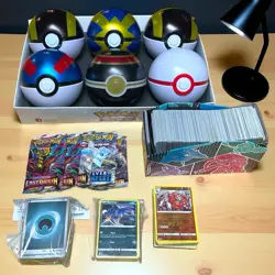 Pokemon TCG Cards and Pokeball Tins - Packs Are Opened - Image 1