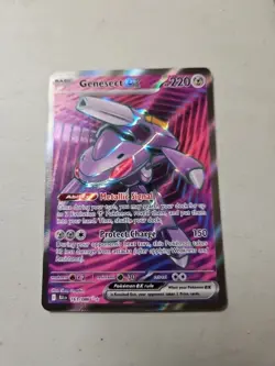 Pokemon TCG Card Genesect ex Holo Ultra Rare SV: Black Bolt 161/086 - Image 1