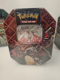Pokemon Paldean Fates Tins Set x3 Shiny Charizard Tusk Iron Treads New Sealed - Image 2
