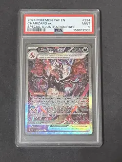 2024 Pokemon Paldean Fates Charizard Ex #234/091 Special Illustration Rare PSA 9 - Image 1