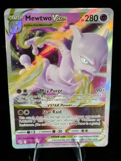Mewtwo VSTAR 031/078 VSTAR Rare PGO Pokemon GO Holo Pokemon Holo NM/M - Image 1