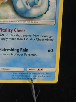 VAPOREON 42/236 UNCOMMON COSMIC ECLIPSE POKEMON NM/M - Image 3