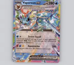 Vaporeon ex 023/131 Holo Double Rare Prismatic Evolutions NM Pokemon - Image 1