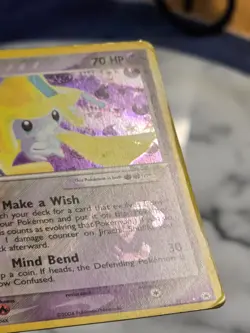 Pokemon TCG Jirachi 8/101 Hidden Legends Reverse Holo Heavy Play - Image 3