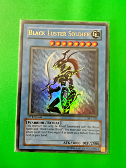Vintage 2004 Yugioh Black Luster Soldier SYE-024 1st Edition Ultra Rare - NM 💎 - Image 1
