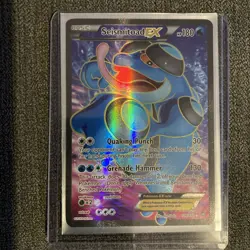 Pokemon Card - Seismitoad EX Furious Fists 106/111 Ultra Rare - Image 1