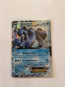 Seismitoad EX - 20/111 - Pokemon Furious Fists XY Ultra Rare Card MP - Image 1