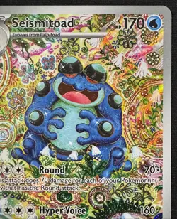 Seismitoad 105/086 Black Bolt Illustration Rare NM Pokemon Card TCG - Image 5