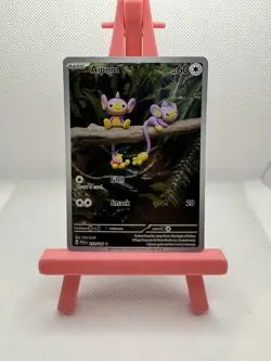 Pokemon Aipom 211/182 SV04 Paradox Rift IR Holo Eng 2023 - Image 1