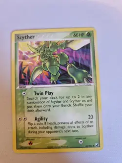 Pokemon TCG Scyther EX Unseen Forces Regular Uncommon Card 46/115 LP Condition - Image 1