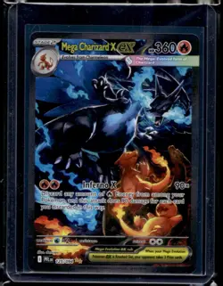 Pokemon Mega Charizard X ex 360 HP EX Card 125/094 Very clean - Image 1