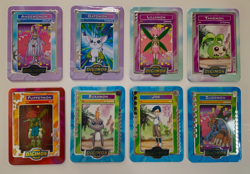 32 Digimon Taco Bell Metal Cards No Duplicates and Case - Image 4