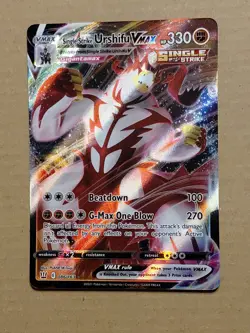 Pokemon Single Strike Urshifu Vmax 086/163 Battle Styles Ultra Rare MT-NM - Image 1