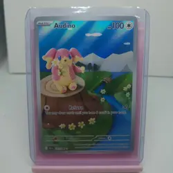Audino - 151/086 - Illustration Rare - Black Bolt - Pokemon TCG Card - NM/Mint - Image 1